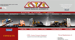 Desktop Screenshot of ctequip.com.au